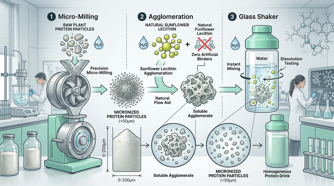 Clean Label Protein Powder Dissolution Science - Leben Formulation R&D