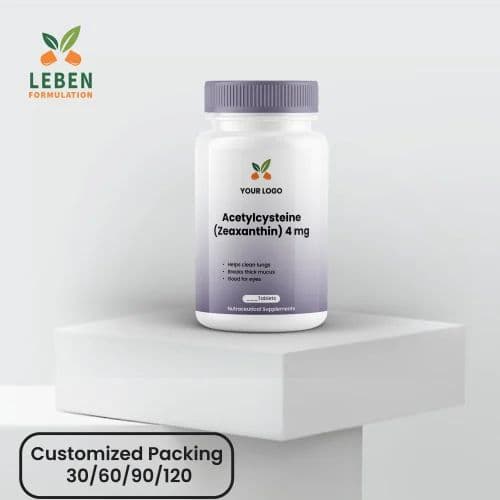 Acetylcysteine Tablet - private label contract manufacturing by Leben Formulation