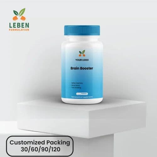 Brain Booster Tablet - private label contract manufacturing by Leben Formulation