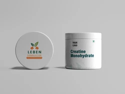 Micronized Creatine Monohydrate - private label contract manufacturing by Leben Formulation