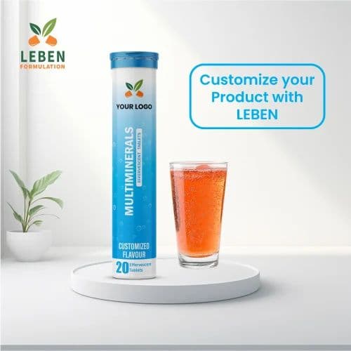 Multi Minerals Tablets - private label contract manufacturing by Leben Formulation