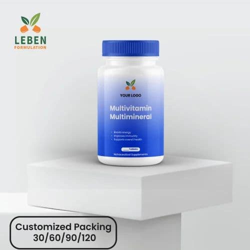Multivitamin Multimineral Tablets - private label contract manufacturing by Leben Formulation