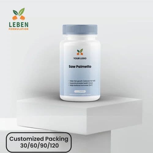 Saw Palmetto Extract Tablets - private label contract manufacturing by Leben Formulation