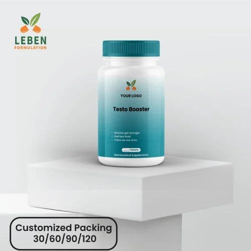 Testo Boost Tablets - private label contract manufacturing by Leben Formulation