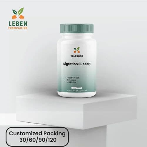 Vegetarian Digestion Support - private label contract manufacturing by Leben Formulation