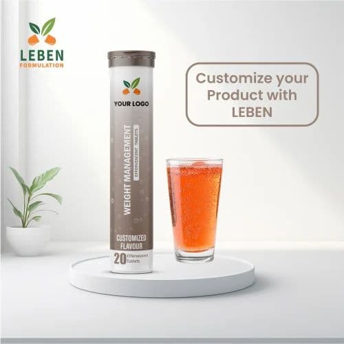 Weight Management Tablets - private label contract manufacturing by Leben Formulation